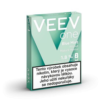 veev one náplně blue mint krabička 1