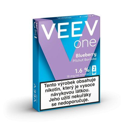 veev one náplně blueberry krabička 1