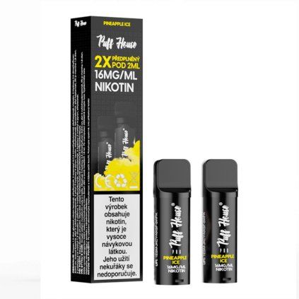 puff house 2x pod pineapple ice vaping cz
