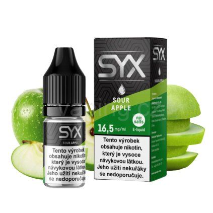 syx salt sour apple vaping cz