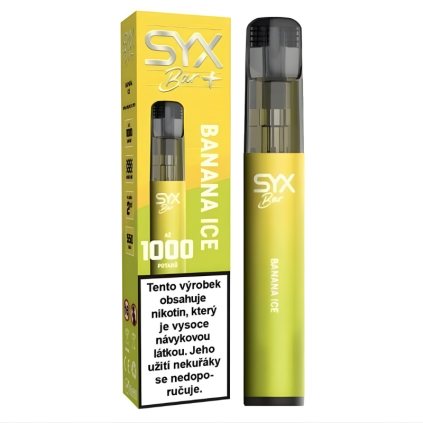 syx bar banana ice vaping cz