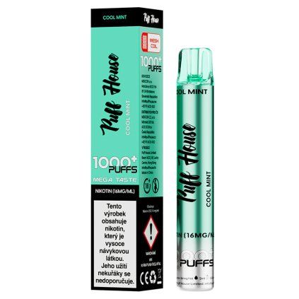 puffhouse 1000 cool mint vaping cz