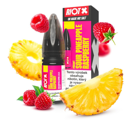 riot x salt sour pineapple raspberry vaping cz