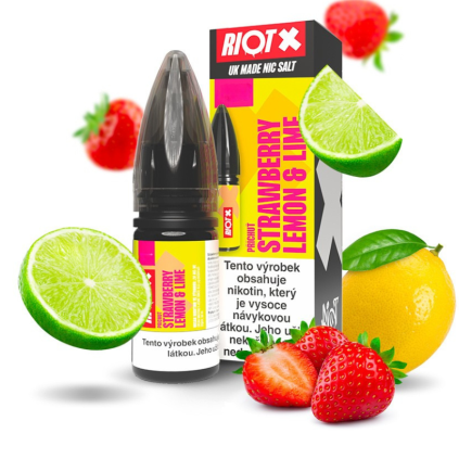 riot x salt strawberry lemon lime vaping cz