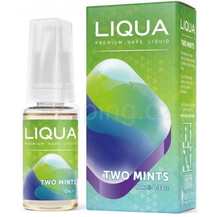 LIQUA Elements Two Mints 10ml (Chuť máty a mentolu) (Obsah nikotinu 18mg)