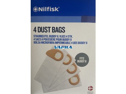 Sáčky pro Nilfisk Buddy II 12, 18 - 4 ks