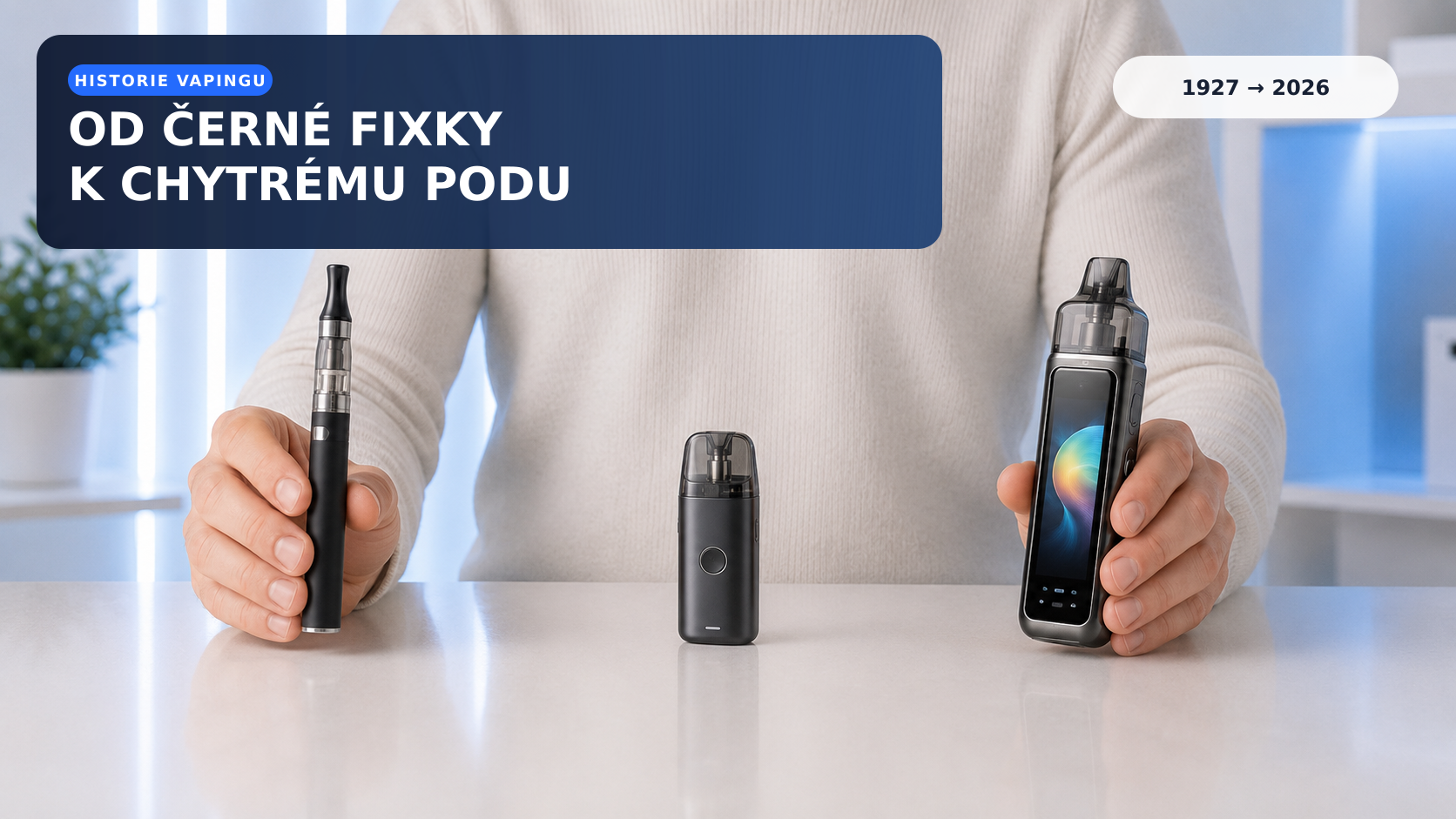 Historie, současnost a budoucnost vapingu