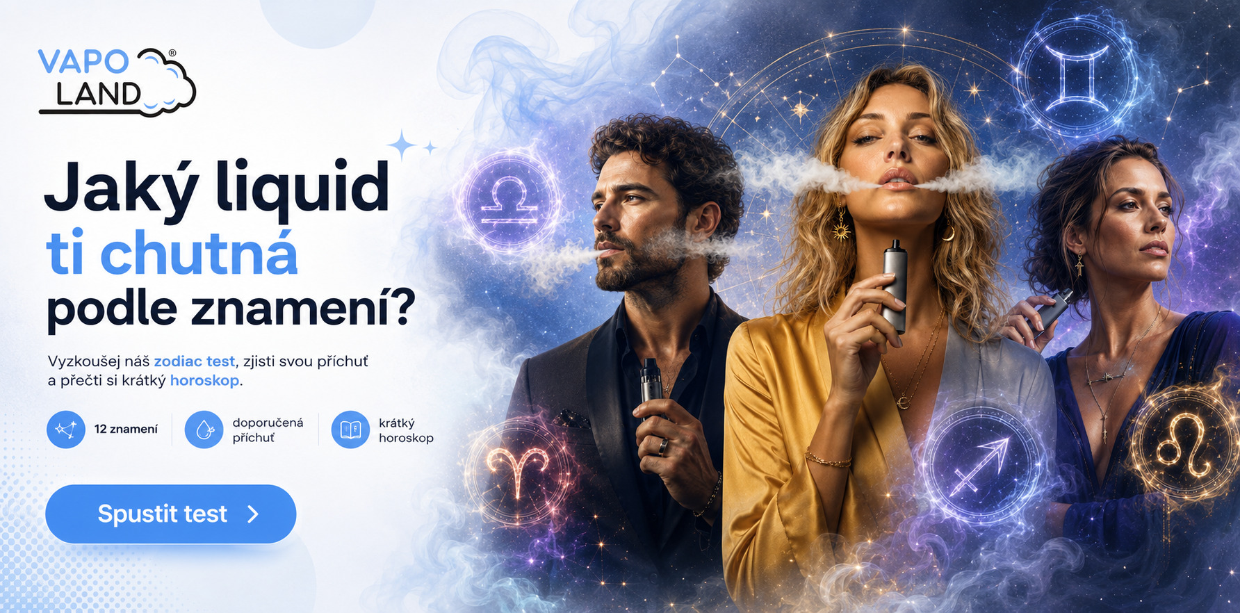 Vapoland Zodiac, oblíbené Overdosed příchutě podle znamení zvěrokruhu!