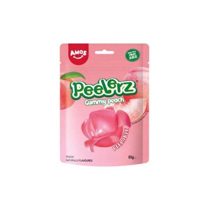 amos peelerz gummy peach 65g high quality