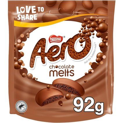 aero chocolate melts 92g high quality