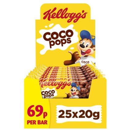 Kellogg's Coco Pops cereální tyčinka s čokoládovou příchutí 20 g PM