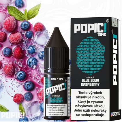 Popič! SALT BLUE SOUR RASPBERRY 10ml