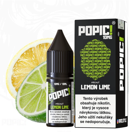 Popič! SALT LEMON LIME 10ml