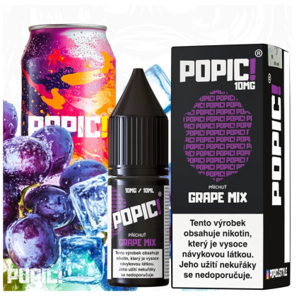 Popič! SALT GRAPE MIX 10ml