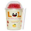 LOL Bubble Tea černý citronový čaj s jahodovými kuličkami 275ml