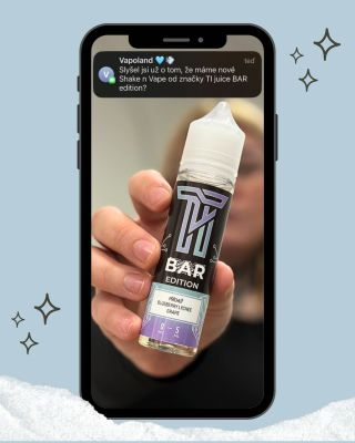 🚨Novinka u nás 🚨 TI Juice – BAR edition (Shake’n Vape) ✔️ mega chuť ✔️ nadupané složení ✔️ cena, co potěší Stav se...