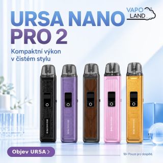 Hledáte malý pod, se zajímavým designem a praktickým displejem? URSA Nano Pro 2! Kompaktní pod s výkonem až 30w!...