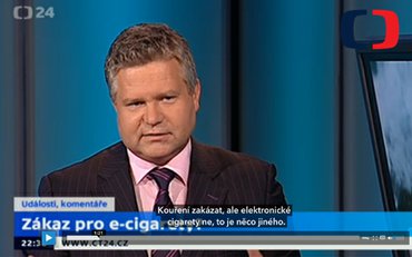 Česká televize o pozitivech e-kouření