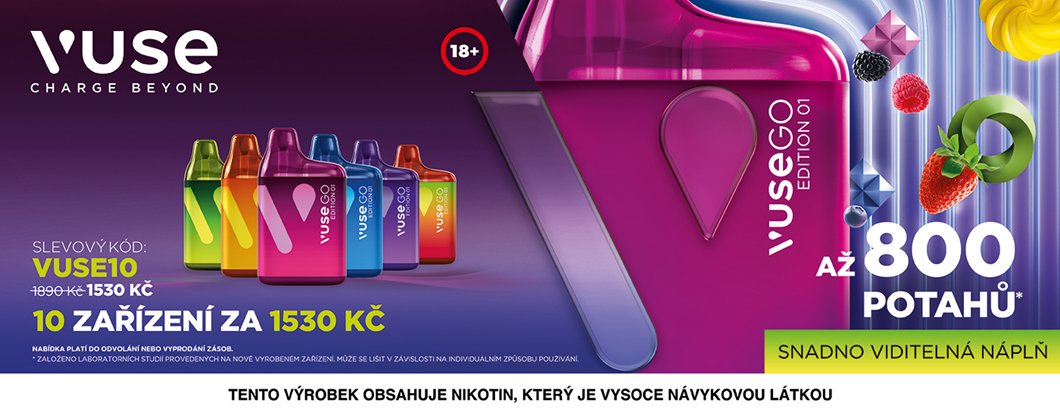 VUSE GO EDITION 01 - Výhodné akce!