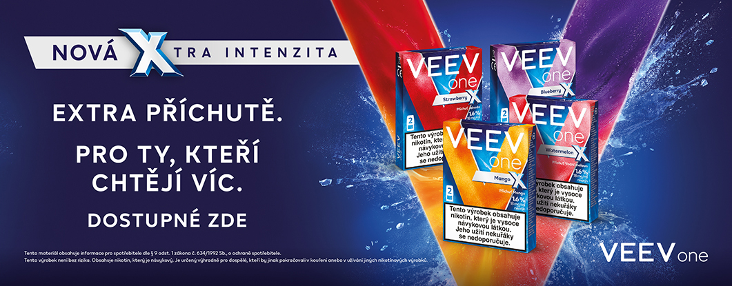 VEEV ONE X - nové intenzivnější náplně