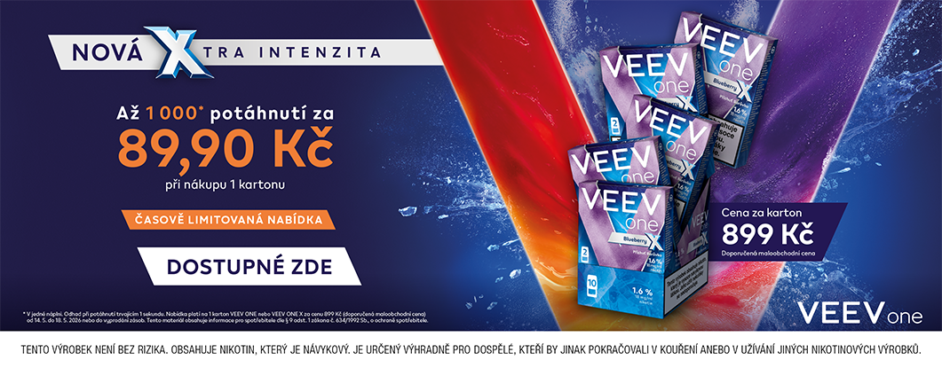 Akce na VEEV ONE a VEEV ONE X náplně!