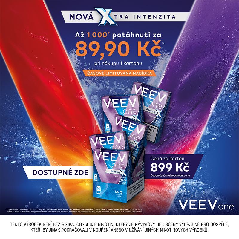 Akce na VEEV ONE a VEEV ONE X náplně!