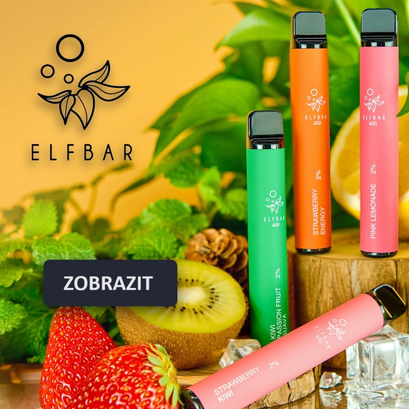Elf Bar jednorázové ecigarety