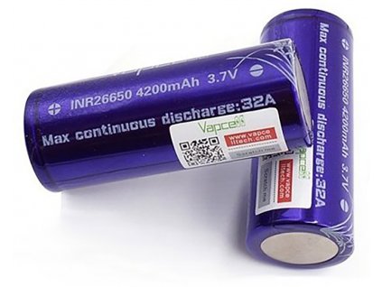 12800 1 baterie vapcell inr 26650 4200mah 32a