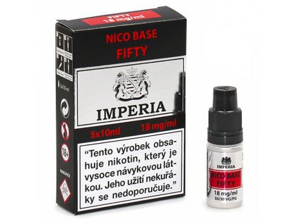 12878 1 baze imperia nico base vpg 50 50 5x10ml 18mg nikotinu ml