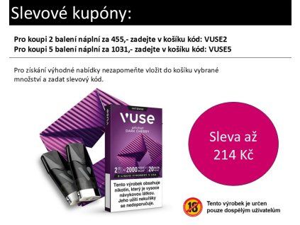 VUSE Dark Cherry Coupon