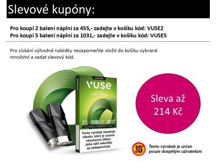 VUSE Green Apple Coupon