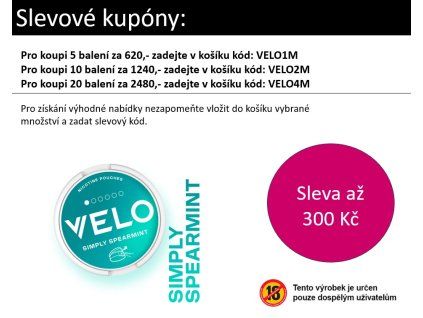 VELO Simply Spearmint coupon (1)
