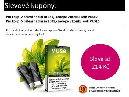 VUSE Lemon Lime Coupon
