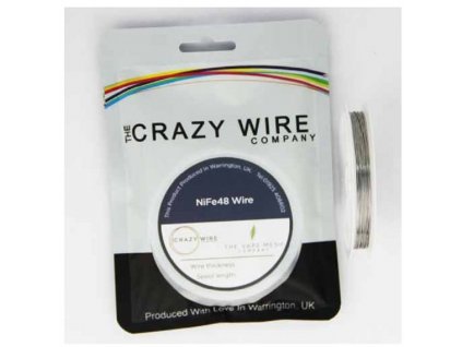 The Crazy Wire Company The Crazy Wire NiFe48 NiFe odporový drát 10m 26GA 0,4mm