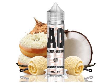 PŘÍCHUŤ ALPHA ORIGINS SHAKE AND VAPE COCONUT DONUT 15ML