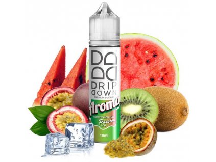 I VG Příchuť Drip Down Watermelon Kiwi Passion Ice SnV 18ml