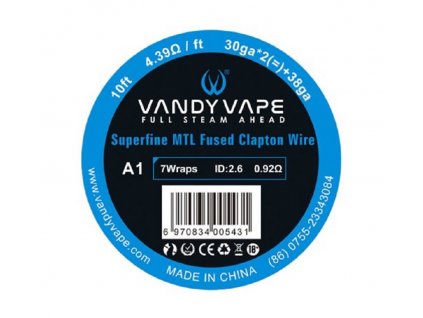 Vandy Vape Superfine MTL Fused Clapton Kanthal A1