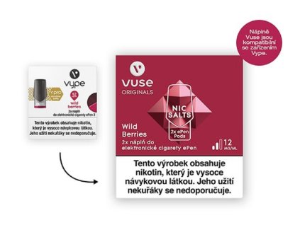 VYPE EPEN 3 NÁPLŇ WILD BERRIES 2ML 12MG 2KS