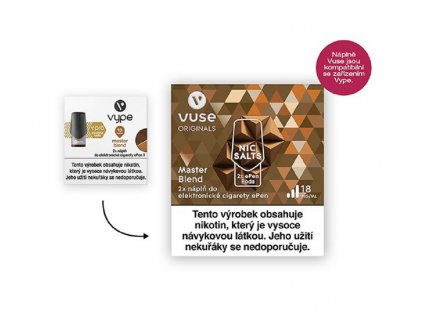 VYPE EPEN 3 NÁPLŇ MASTER BLEND 2ML 18MG