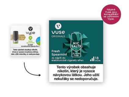 VYPE EPEN 3 NÁPLŇ FRESH SPEARMINT 2ML 18MG 2KS