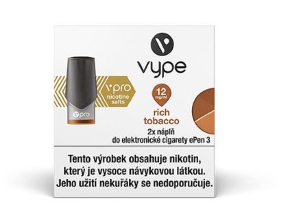 Vype ePen 3 náplň Rich Tobacco 2ml 12mg 2ks