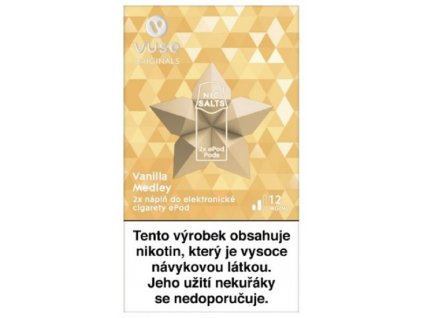 VYPE EPOD NÁPLŇ VANILLA MEDLEY 2ML 12MG 2KS