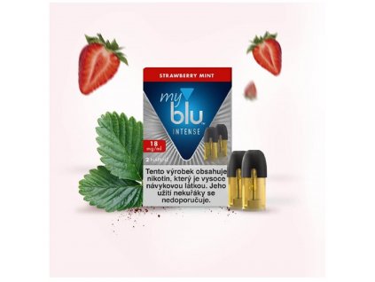 My Blu náplň Strawberry Mint Intense 1,5ml 18mg