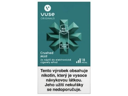 VUSE EPOD NÁPLŇ CRUSHED MINT 2ML 18MG 2KS