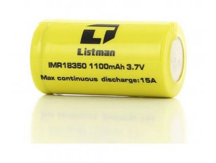 Baterie Listman IMR 18350 1100mAh, 9A