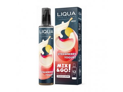 Příchuť LIQUA Mix&Go Strawberry Yogurt 12ml