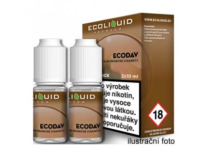 E-liquid Ecoliquid 2Pack Ecodav 2x10ml