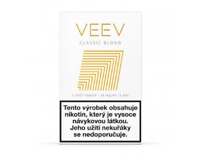 VEEV náplň Classic Blond 18mg 2ks
