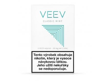 VEEV náplň Classic Mint 18mg 2ks