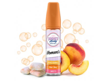 Příchuť Dinner Lady Moments Peach Bubble 20ml